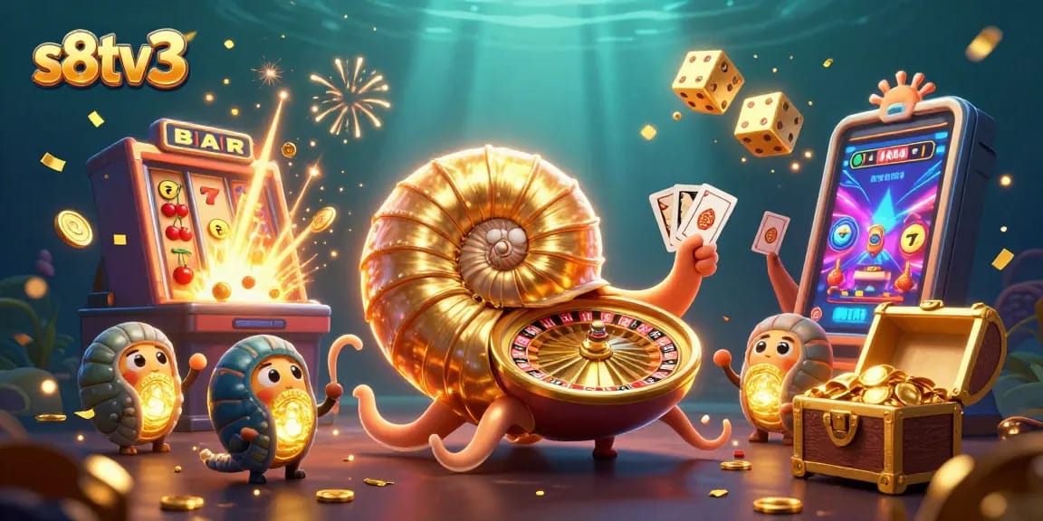 Experience thrilling gameplay at s8tv3 with our cartoon nautilus releasing a jackpot explosion!