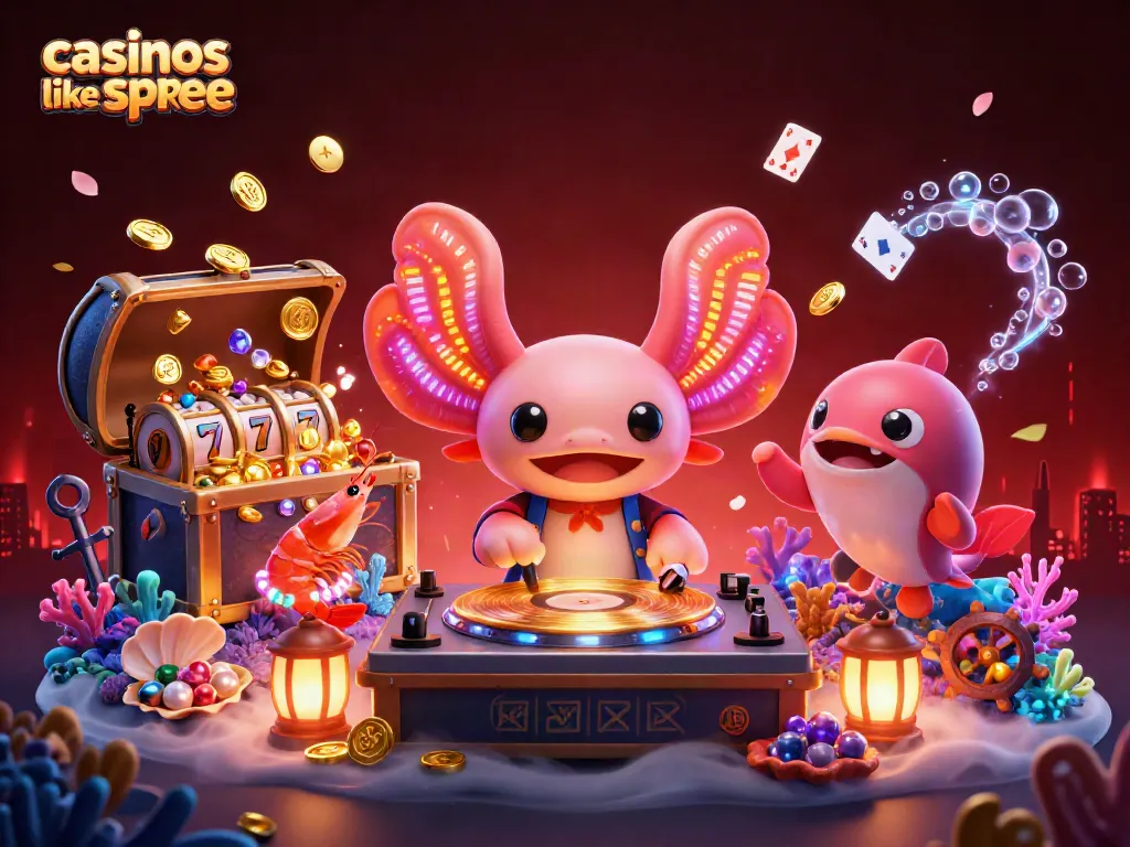 Experience top games like Spree and win with vibrant symbols and joyful characters.