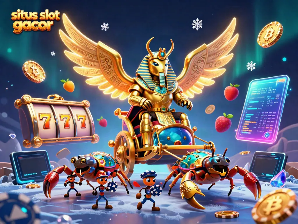 Experience thrilling wins on situs slot gacor with vibrant slot reels and dynamic gaming elements.
