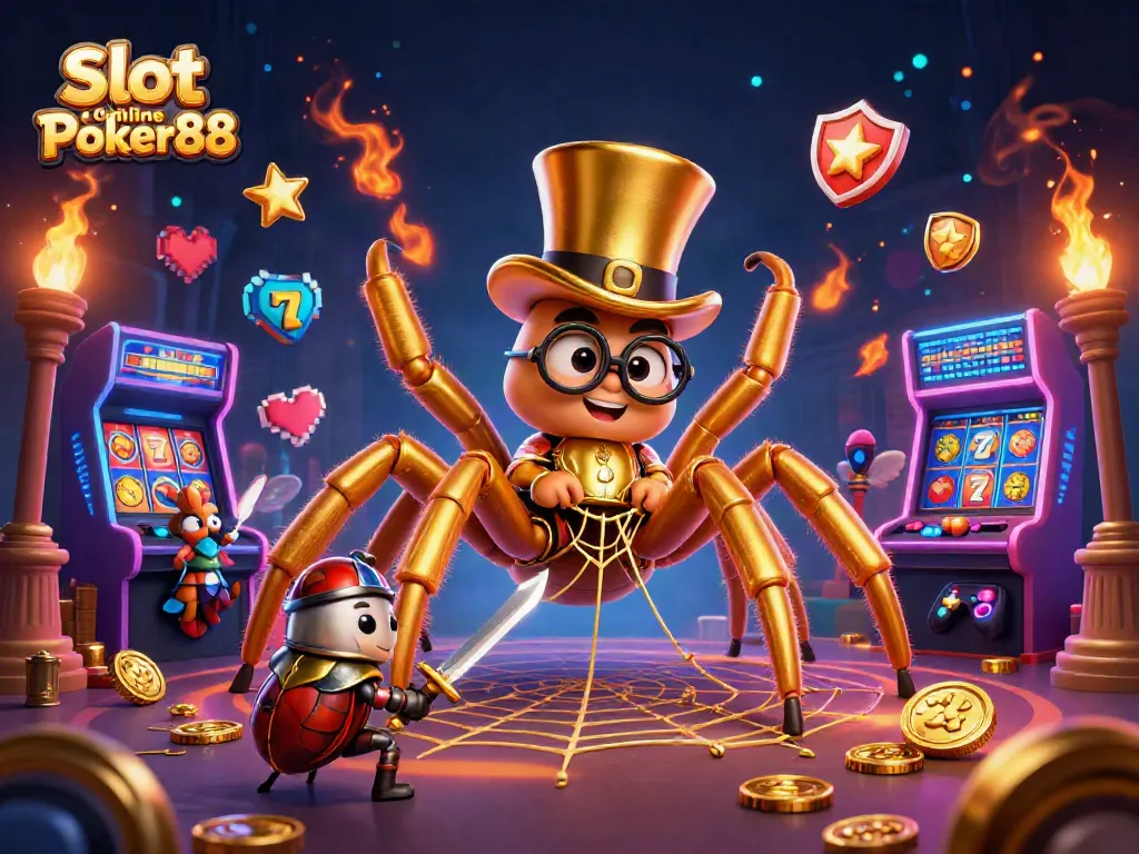 Engage in thrilling gameplay with Slot Online Poker88's vibrant jackpots and engaging characters.
