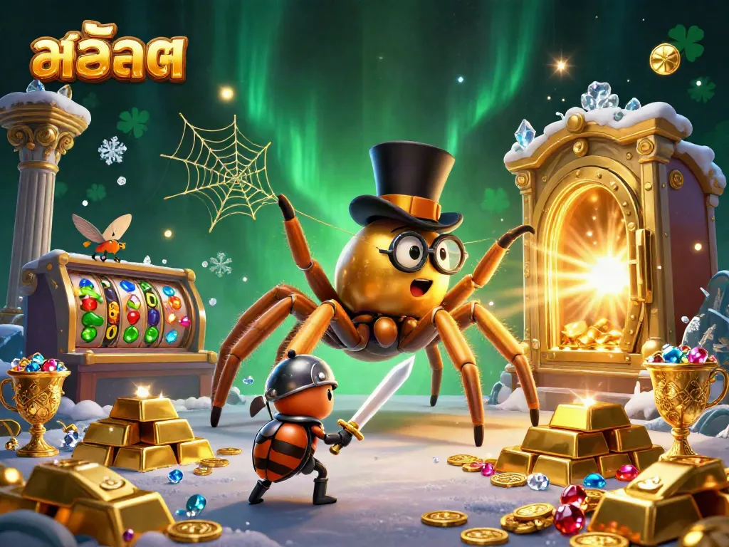 Spin the reels and win big with สล็อต in an enchanting 3D casino adventure scene.