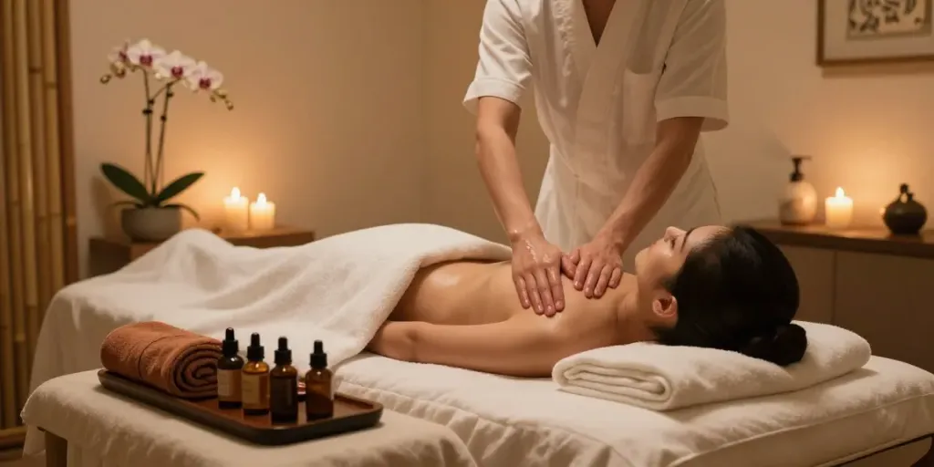 Nuru massage Manhattan spa treatment relaxing experience for rejuvenation and luxury wellness.