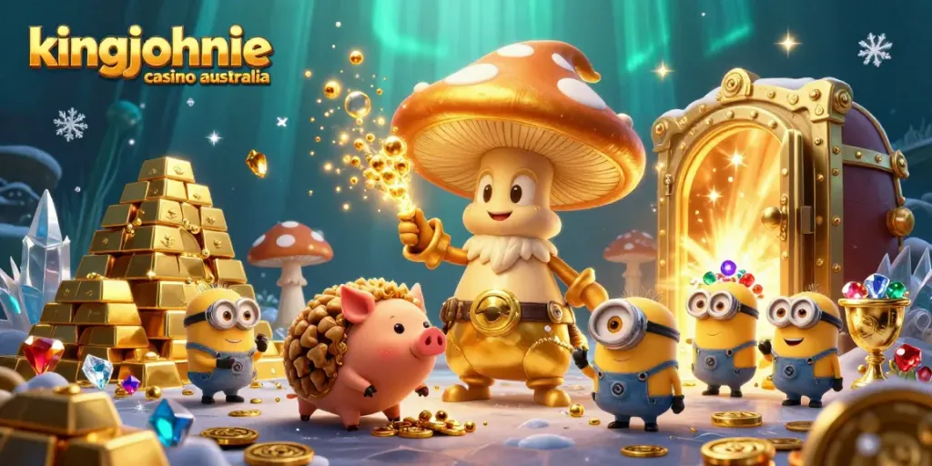 Experience captivating magic at kingjohnnie casino australia with golden treasures and mystical characters.