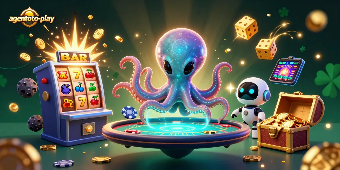 Engage with agentoto-play's vibrant casino experience featuring space-themed characters and thrilling game elements.