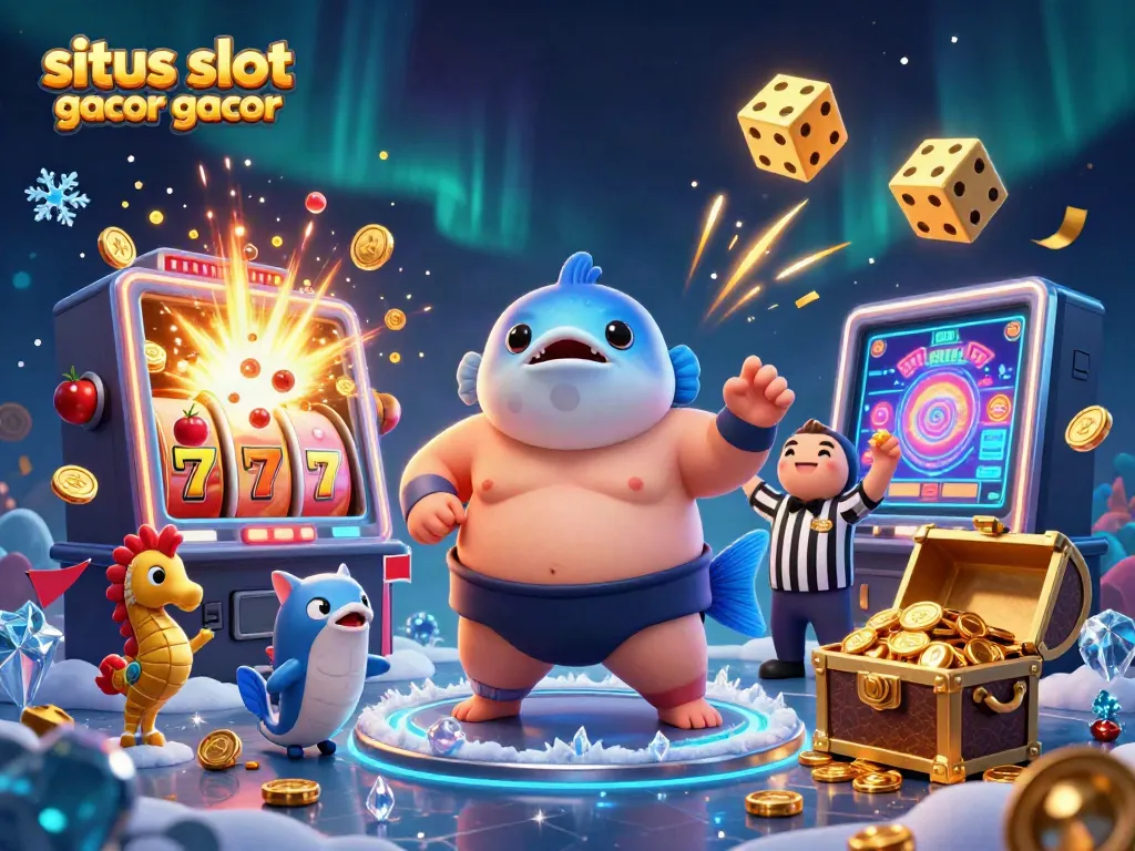 Experience thrilling play at situs slot gacor terpercaya with a magical underwater casino scene.