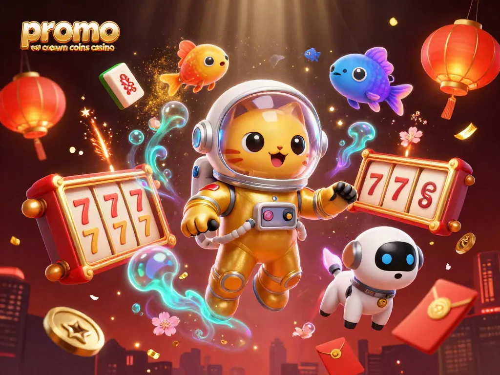Claim your bonus with the promo code for crown coins casino while enjoying exciting 3D gambling elements.