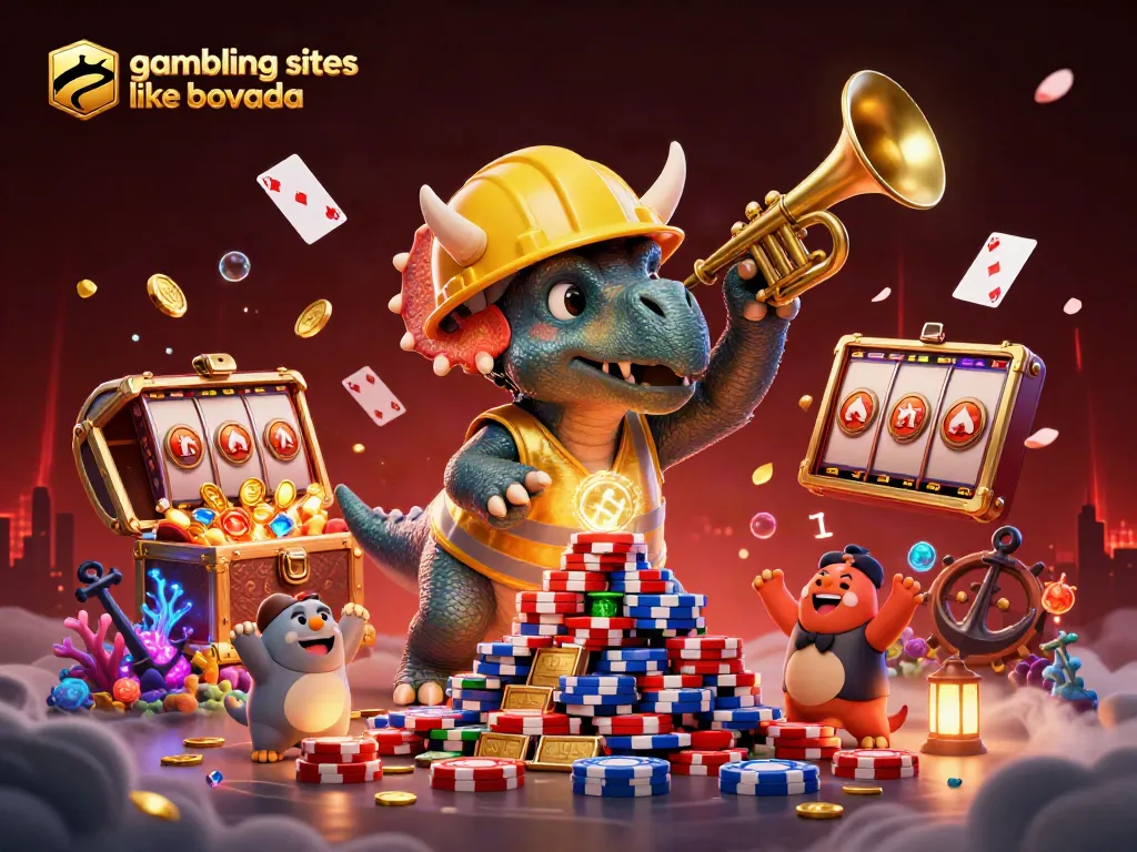 Engage with dynamic gambling sites like Bovada featuring triumphant characters and rich casino elements.