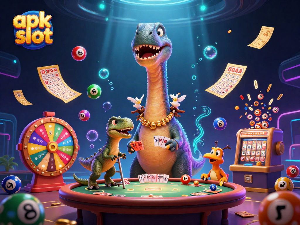 Permainan apk slot yang menarik dengan pengalaman visual futuristik dalam kasino digital.